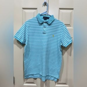 Ralph Lauren custom fit teal green polo